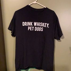 Drink Whiskey, pet dogs t shirt